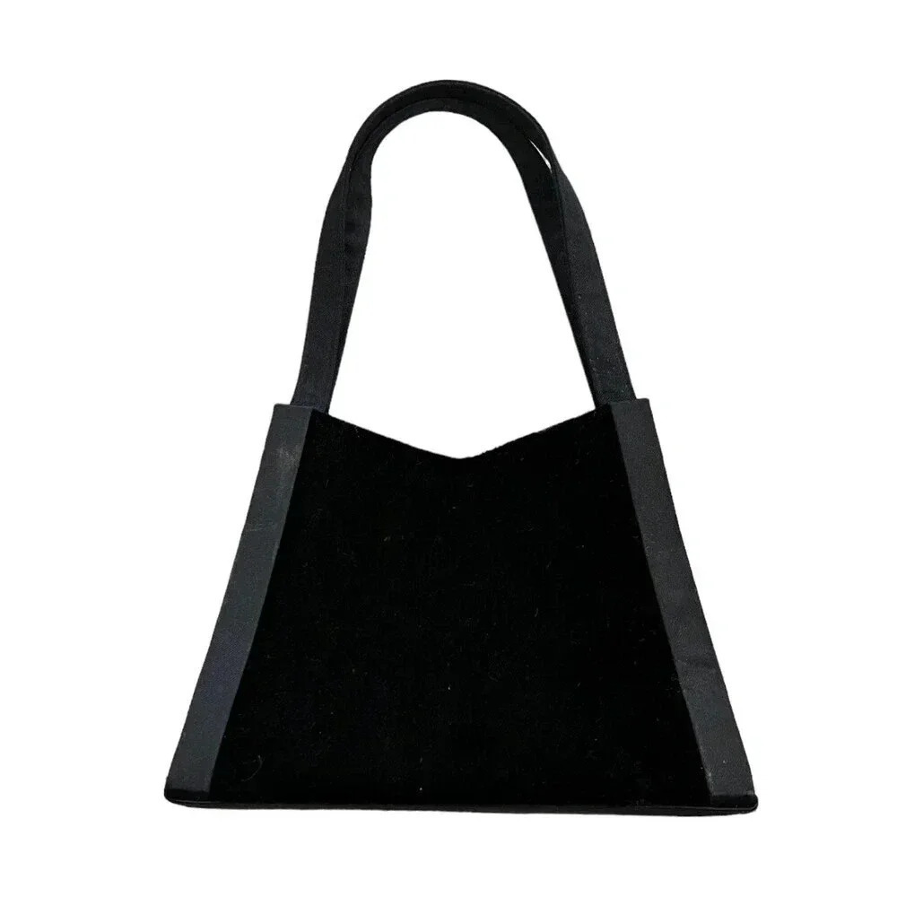 Indeed Black Velvet Mini Purse